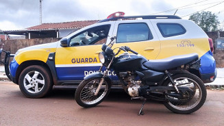 Moto furtada é recuperada pela Guarda Municipal de Dourados
