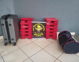 DOF prende homem levando droga de Coronel Sapucaia para Santa Catarina