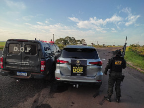 Veículo furtado em Curitiba é recuperado pelo DOF há menos de 48 horas após o crime