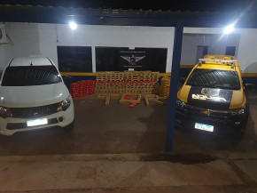 Mais de meia tonelada de maconha é apreendida pela PMR após fiscalização em rodovia