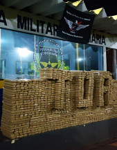 Polícia Militar Rodoviária apreende carga de 1,2 tonelada de entorpecente em Dourados