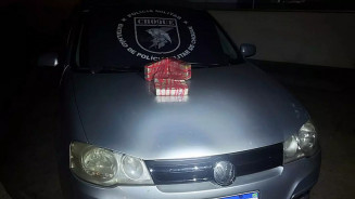 Militar tenta fugir de abordagem do Choque e acaba preso com R$ 150 mil em droga