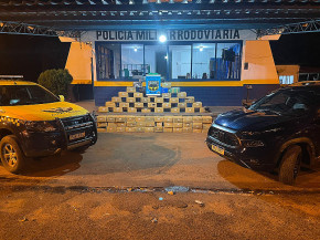 Polícia Militar Rodoviária apreende 1,4 tonelada de maconha que seguiria para Dourados