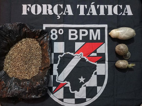 Polícia Militar prende mulher por tráfico de sementes de maconha em Nova Andradina