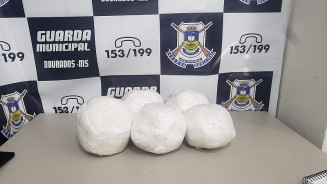 Guarda Municipal de Dourados apreende cocaína avaliada em R$ 400 mil