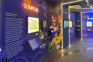 Mostra traz a luta da mulher no futebol e a história da Copa feminina