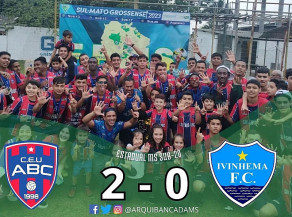 União/ABC vence o Ivinhema e é campeão Estadual de Futebol Sub-20