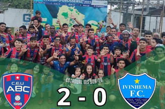 União/ABC vence o Ivinhema e é campeão Estadual de Futebol Sub-20