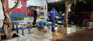 Homem é morto a tiros em bar no Jd jóquei clube