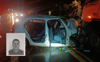 Motorista morre e passageiros ficam feridos em acidente com carreta na BR-163