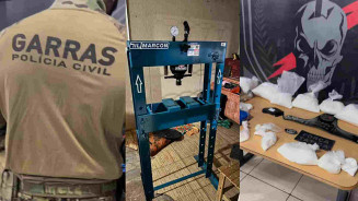 Traficante extremamente perigoso abandona esposa, bebê e R$ 700 mil em droga