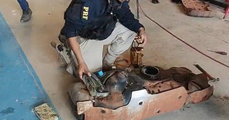 PRF apreende quase 50 quilos de cocaína em tanque de combustível