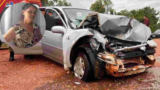 Idosa morre após acidente entre carro e caminhonete na BR-376