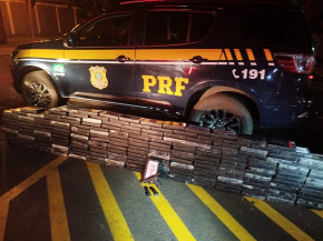 Fisiculturista é preso pela PRF em Dourados com arma e 221 quilos de cocaína