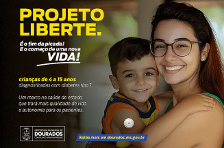Prefeitura de Dourados é pioneira em serviços que oferecem mais qualidade de vida a pacientes com diabetes 1