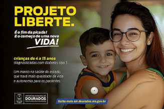 Prefeitura de Dourados é pioneira em serviços que oferecem mais qualidade de vida a pacientes com diabetes 1