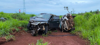 Colisão frontal deixa um morto e 3 feridos na saída de Dourados e Ponta Porã