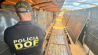DOF realiza maior apreensão de pasta base de cocaína ate o momento em 2025