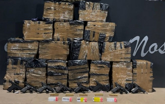 Polícia localiza paiol do crime com 390 quilos de maconha e homem é preso por tráfico