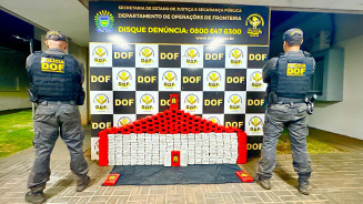 Policias do DOF intercepta carregamento de drogas avaliadas em R$ 18 milhões