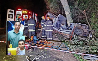 Pai e filho que morreram em acidente são velados em Indápolis