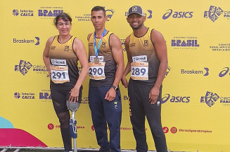 Atletas do Juventude AG conquistam duas medalhas de ouro e duas de prata no Circuito Paralímpico em São Paulo