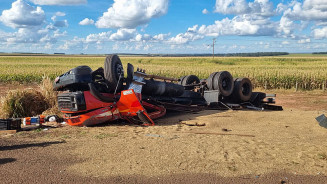 Caminhoneiro morto na BR-163 era morador de Bandeirantes e entregaria carga em São Gabriel