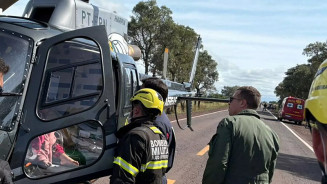 Menina de 6 anos ferida em acidente na BR-262 teve perna amputada: ‘lutando pela vida’