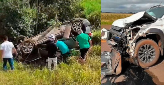 Esposa de motorista morto em acidente segue internada em estado grave em Ponta Porã