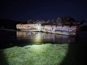 Caminhoneiro de Dourados de 62 anos morre em grave acidente com rodotrem