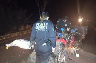 Dois motociclistas morrem em colisão na MS-156 entre Piraporã e Montese