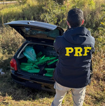 PRF prende motorista após perseguição e apreende 300 kg de maconha em Dourados