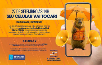 Defesa Civil de Dourados realiza neste sábado teste sobre novo sistema de alerta