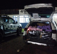 Polícia Militar apreende veículo com mercadorias contrabandeadas em Ponta Porã