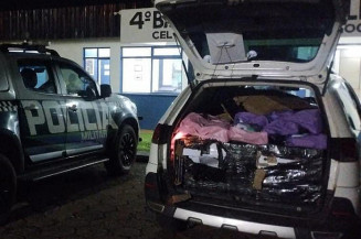 Polícia Militar apreende veículo com mercadorias contrabandeadas em Ponta Porã