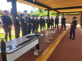 Guarda Municipal realiza curso anual de tiros com 100 horas de treinamento