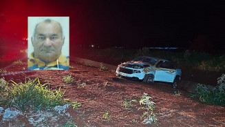Idoso de 72 anos morre após perder controle de Fiat Toro e capotar entre Lagoa Bonita e Indápolis