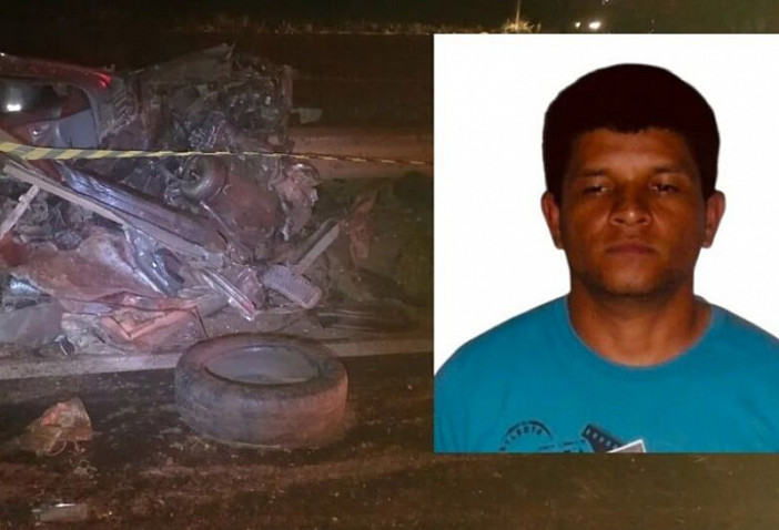 Motorista morre em violenta colisão frontal com carreta na BR-262