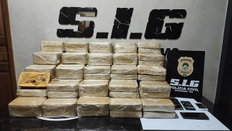 Sogro e genro são presos pelo SIG com quase 160 quilos de cocaína em Dourados