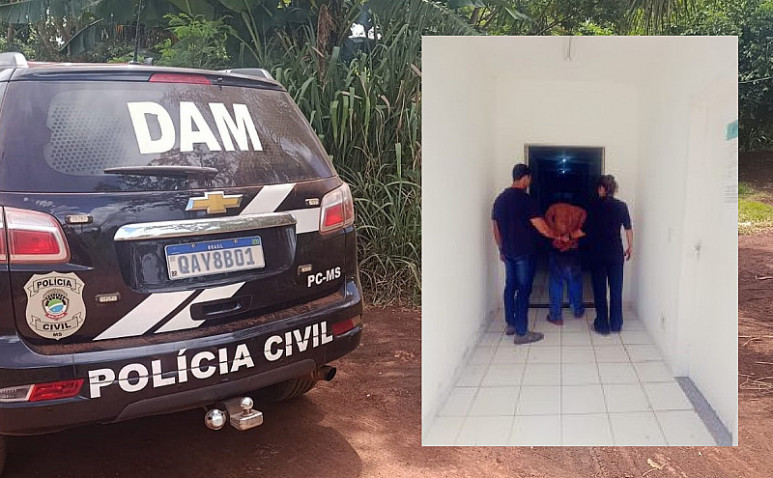Homem é preso após agredir esposa e enteada adolescente em Dourados