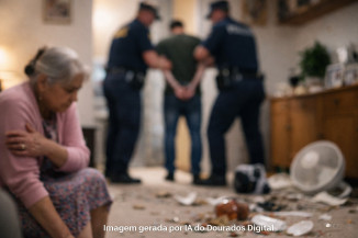 Filho agride mãe idosa, ameaça matar e acaba preso em Maracaju