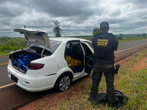 Perseguição termina com preso e 700 quilos de maconha apreendidos