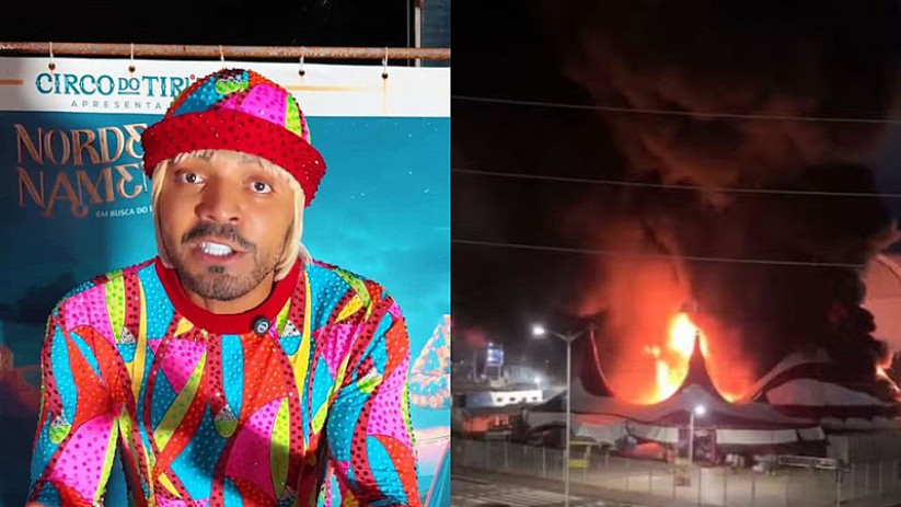 Incêndio Devasta Circo do Tirullipa em Natal; Ninguém se Feriu