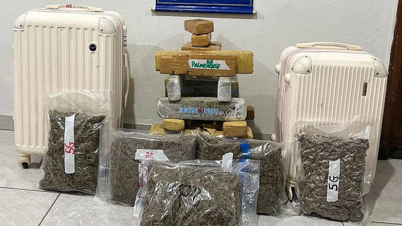Mulher é presa com mais de 18 quilos de drogas em ônibus