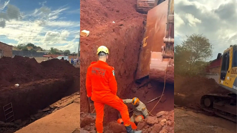 Trabalhador morre soterrado durante obra de rede esgoto em Maracaju