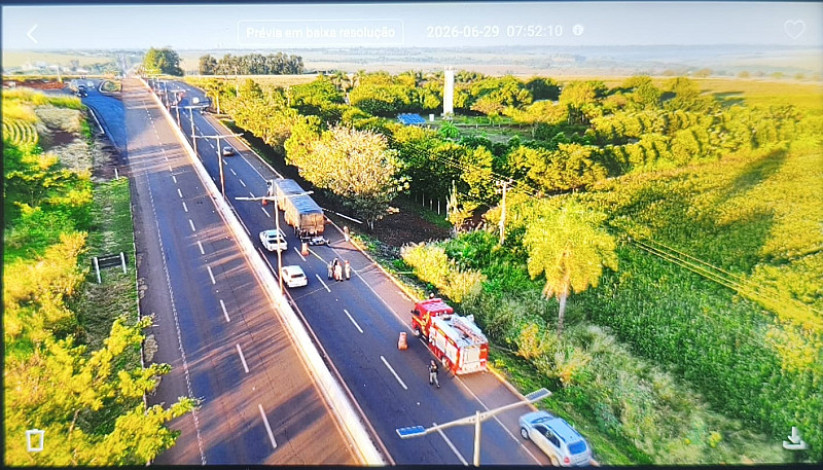 Motociclista morre após colidir contra carreta parada na MS-156 entre Itaporã e Dourados