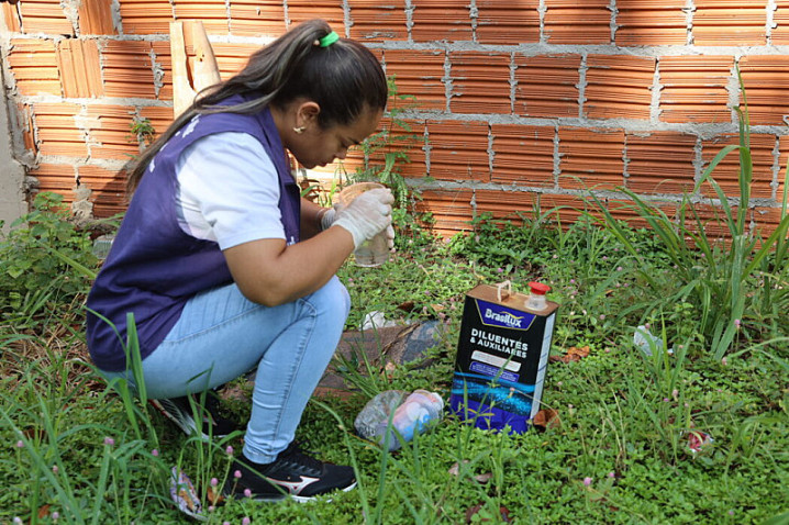 Prefeitura de Dourados vistoria mais 1.256 imóveis e encontra 1 foco do Aedes aegypti