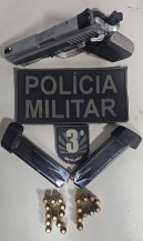 Integrantes do CV são presos com pistola durante abordagem da PM em Dourados