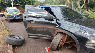 Perseguição termina com prisão de motorista e apreensão de grande carregamento de drogas após fuga por rodovia