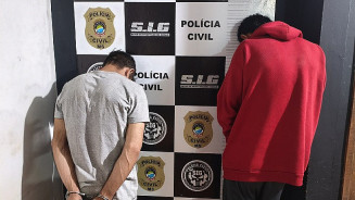 SIG prende dupla que confessou assassinato de Lagoa motivado por dívida e apreende drogas, arma e motocicleta usada no crime